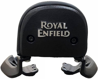 ZYO Best Quality Back Support For Royal Enfield Hunter 350 Back Rest Bike Headlight Grill(Black)
