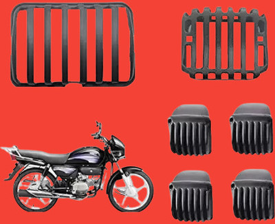 Gurdeep Creation Bike Headlight Girll-45 Bike Headlight Grill(Black)