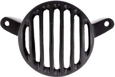 Golden Fox Bullet Classic Tail Light Grill Suitable for Bullet Classic 350 & 500 CC Bike Headlight Grill(Black)