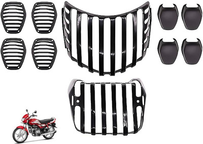 PECULIAR ZONE PZHFDELUXCOMBO795 Bike Headlight Grill(Black)