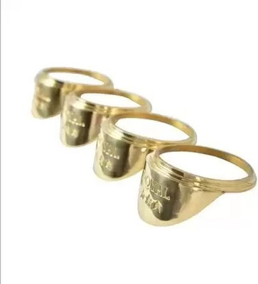 MODAROCK Brass Indicator Caps Bike Headlight Grill(Gold)