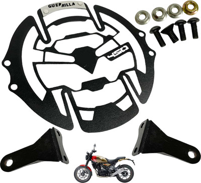 OZANGO Bike Headlight Grill Head Light Frame Jali Black For RE Guerrilla 450 Bike Headlight Grill(Black)