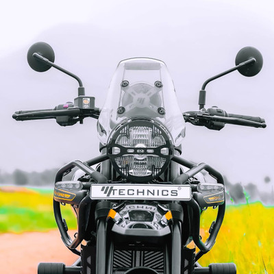 M Technics Himalayan 450 Headlight Grill | Headlight Guard for Himalayan 450 Bike Headlight Grill(Black)