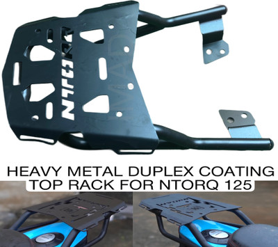 imad HEAVY METAL TOP RACK NTRQ Bike Headlight Grill(Black)