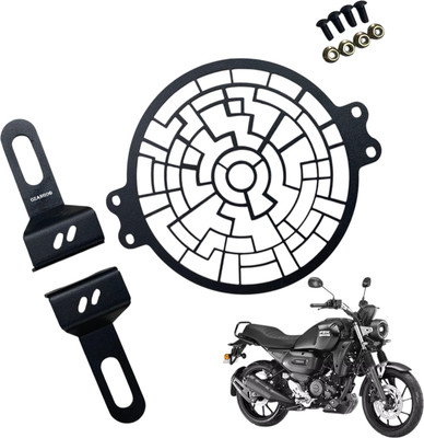 OZANGO Bike Metal 1 Headlight Grill / Jaali Frames Guard For FZ X Bike Headlight Grill(Black)