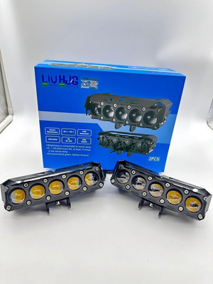 Moto Powerz HJG5LensFoglight1 Bike Headlight Mount