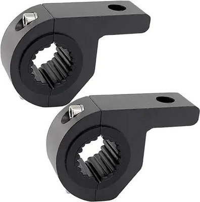 AUTO TREND Fog Light/Lamp Clamp (Pack of 2) Universal for All Bike Bike Headlight Mount