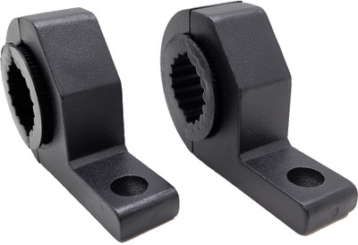 AutoPowerz Aluminium Clamp for Fog Light/Headlight Mounting Bracket (Pack of 2pcs) Bike Headlight Mount