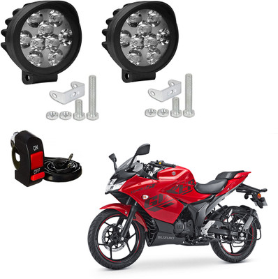 Autoinnovation High Quality Waterproof 9 Cap LED Fog Light Universal For Bikes-078 Headlight Motorbike LED for Suzuki (12 V, 15 W)(Gixxer, Pack of 2)