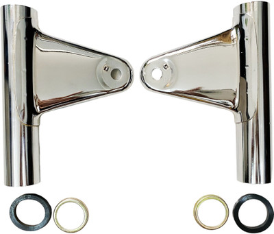 road religion Yamaha RX100/ RX135 Set of Head Light Stay (Kaan set) Bike Headlight Mount