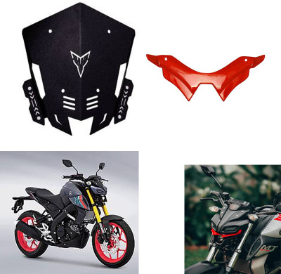 Muttfy MT 15 visor with fitting kit Bike Headlight Visor