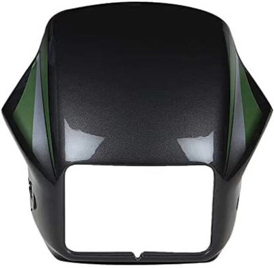 SP Shree Premium Splendor grey green Bike Headlight Visor