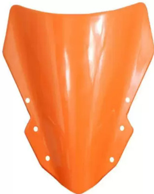 acube mart Unbreakable Universal Visor Bike Windshield orange UV-1 Bike Headlight Visor