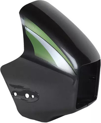 plutoauto Original Headlight Visor For Hero Splendor Plus (Black Green) Bike Headlight Visor