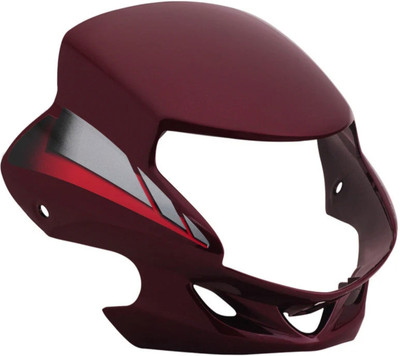 Jinvaani Hf deluxe WINE RED visor Bike Headlight Visor