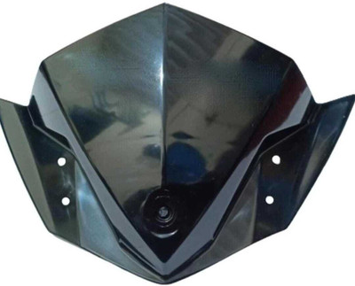 ATIJAHAT TRADERS Custom Short Visor Black Bike Headlight Visor