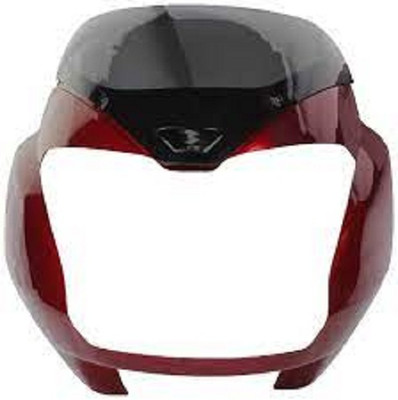 ARPIT ENTREPRISE Front Headlight Visor For DTS-I (Red) Bike Headlight Visor