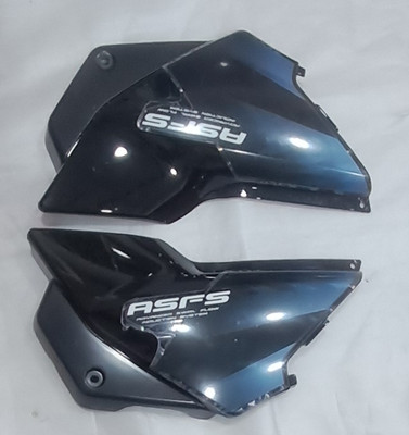 Sai SIDE PANEL GLAMOUR LATEST T.4 BLACK BLUE STICKER 335 Bike Headlight Visor