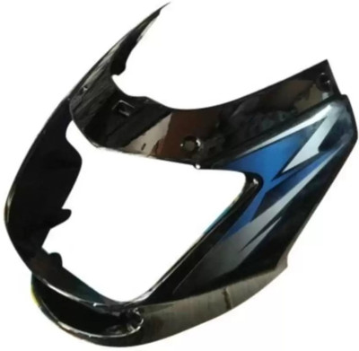 Jinvaani CT 100 black blue visor Bike Headlight Visor