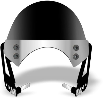 ZRIDE ZR-HNTR08 RE Hunter 350 Unbreakable Headlight Visor | Windshield |Wind Deflector Bike Fairing Kit