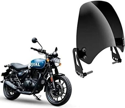 WHEETOYKART Windshield Tinted Visor for Hunter 350 | Genuine-Like Fit | Easy Installation Bike Headlight Visor