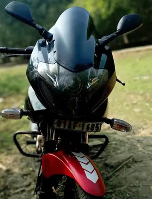 FAVOURITE RIDERS UNBREKABLE WINDSHIELD FOR 220 F Bike Headlight Visor