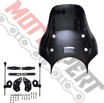 MotoXpert Universal Premium Touring Windshield Visor Bike Headlight Visor