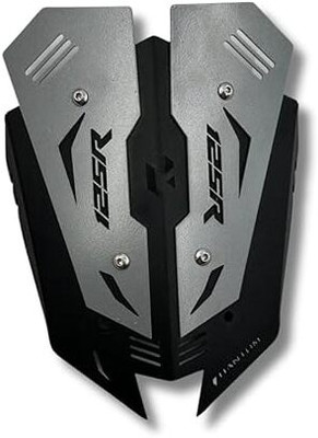 PHANTOM Premium Quality Metal Visor For Hero Xtreme 125R (Grey) Bike Headlight Visor