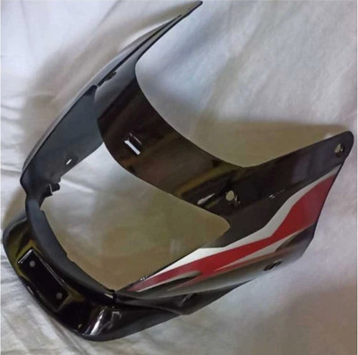 Jinvaani Platina black blue visor Bike Headlight Visor