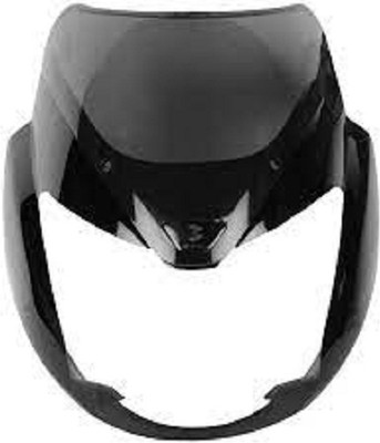 ARPIT ENTREPRISE Front Headlight Visor For DTS-I (Black) Bike Headlight Visor