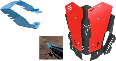 acube mart mt 15 CNC short double color visor black red with Grab Rail For MT 15 blue Bike Headlight Visor