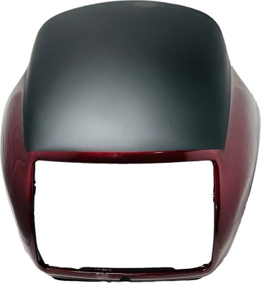 SHREE CD Dawn Wine Red Bike Headlight Visor