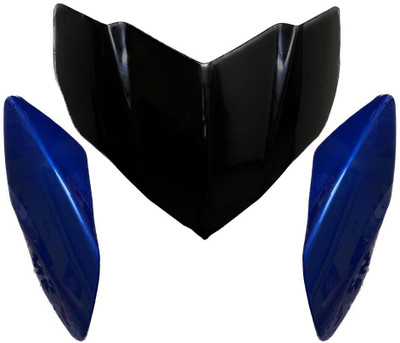 ARPIT ENTREPRISE Front headlight visor for pulsar 135-sport blue Bike Headlight Visor