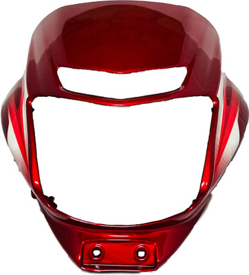 SHREE Bajaj Platina ES Red Bike Headlight Visor