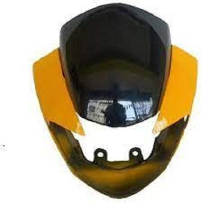 ARPIT ENTREPRISE Front Headlight Visor For Apache (Yellow) Bike Headlight Visor