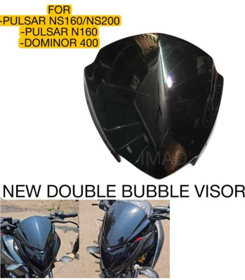 FAVOURITE RIDERS NEW DOMINAR SMALL VISOR BLACK Bike Headlight Visor