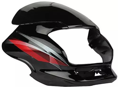 Jinvaani Super splendor black red visor new model Bike Headlight Visor