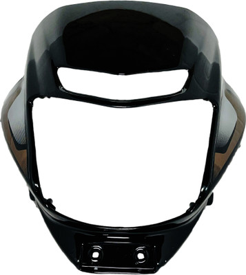 SHREE Bajaj Platina ES Black Gold Bike Headlight Visor
