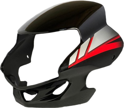 SHREE HF DELUX BLACK RED Bike Headlight Visor