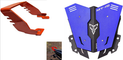 acube mart mt 15 CNC short double color visor black blue with Grab Rail For MT 15 red Bike Headlight Visor