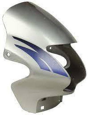 ARPIT ENTREPRISE Headlight Visor For Passion Plus (T,Grey/Blue) Bike Headlight Visor