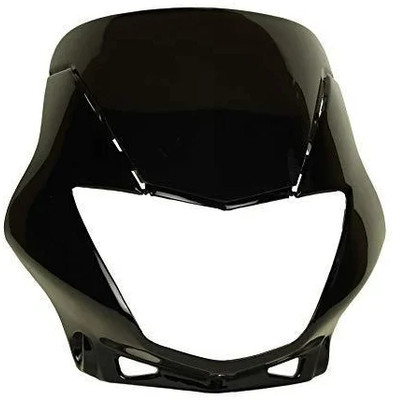 plutoauto Headlight Visor With Glass Honda Unicorn (Black). Bike Headlight Visor