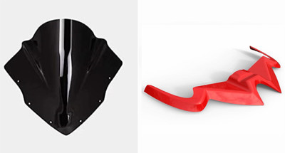 acube mart Windshield Touring Bolt Visor for Pulsar RS200 (Black) + rs 200 winglet red Bike Headlight Visor acube mart Windshield Touring Bolt Visor for Pulsar RS200 (Black) + rs 200 winglet red Bike Headlight Visor