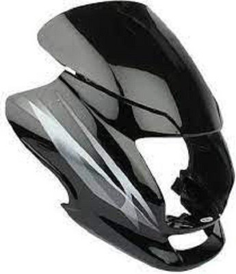 ARPIT ENTREPRISE Headlight Visor for Super Splendor NM (Black and Grey) Bike Headlight Visor