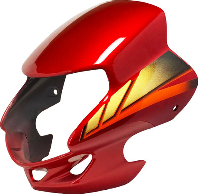 Shri MotoCorp HF Deluxe Red Bike Headlight Visor