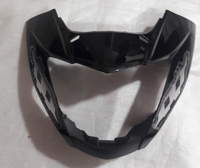 Sai VISOR GLAMOUR T.4 BLACK SILVER STICKER Bike Headlight Visor
