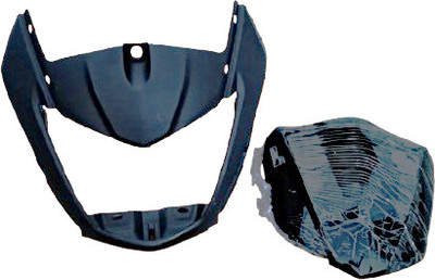 Mudsor IGNITOR HEADLIGHT VISOR BLACK (WITH GLASS) Bike Headlight Visor
