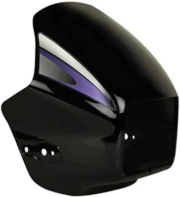 Jinvaani Splendor black purple visor Bike Headlight Visor