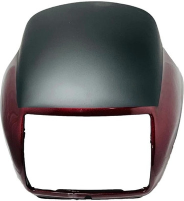 Jinvaani CD DAWN wine red visor Bike Headlight Visor
