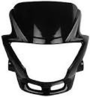 ARPIT ENTREPRISE Headlight Visor For Glamour O/M (Black/Grey) Bike Headlight Visor